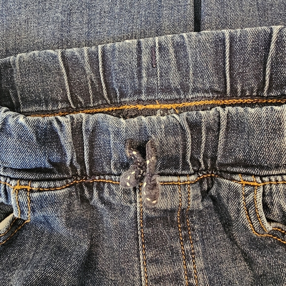 sz 6 Jumping Beans drawstring waist straight fit distressed ripped jeans - Picture 16 of 16